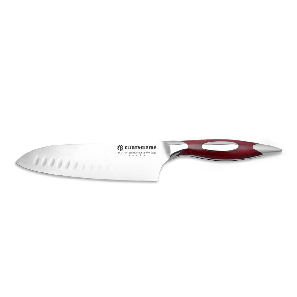 Flint & Flame 6″ Santoku Knife Flint and Flame
