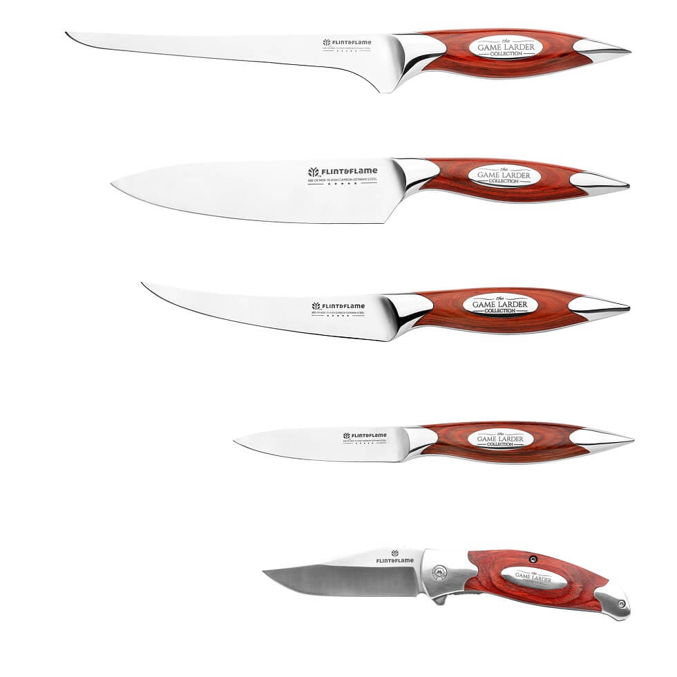 Flint & Flame Game Larder Collection with Knife Strip Flint and Flame