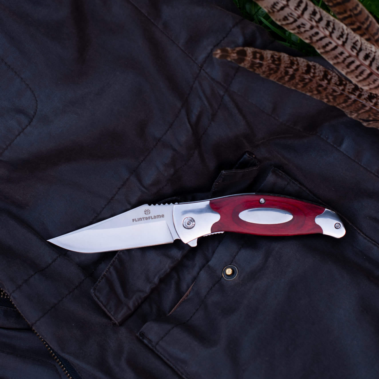 Flint & Flame 3″ Folding Lock Knife Flint and Flame