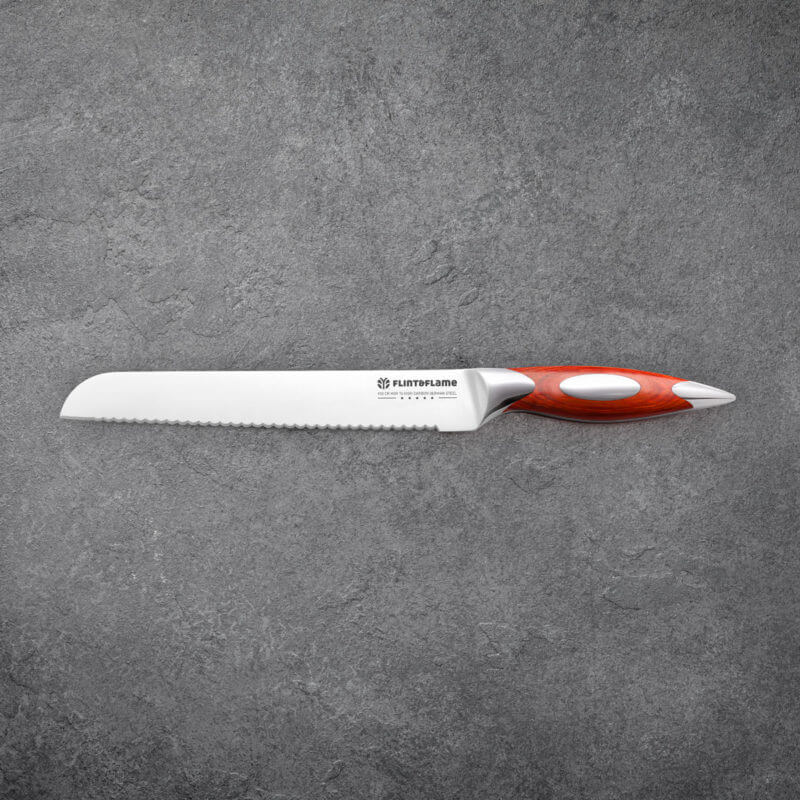 Flint & Flame 8" Bread Knife - Image 2