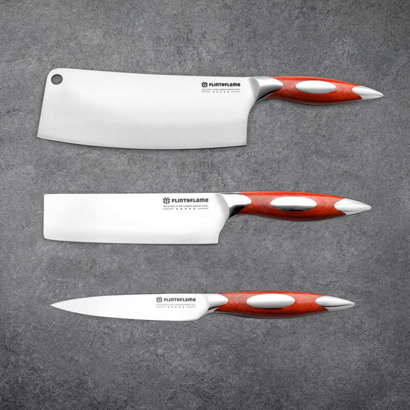 Flint & Flame BBQ Knife Set - Image 3