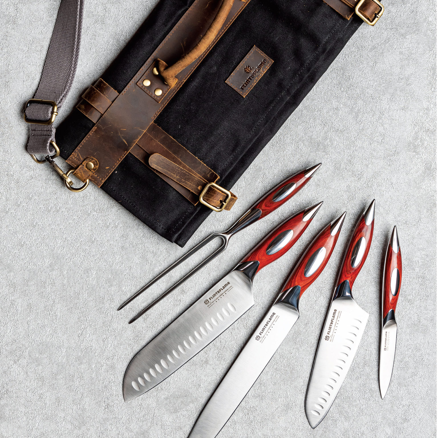 Flint & Flame 4 Piece Steak Knife Set Flint and Flame