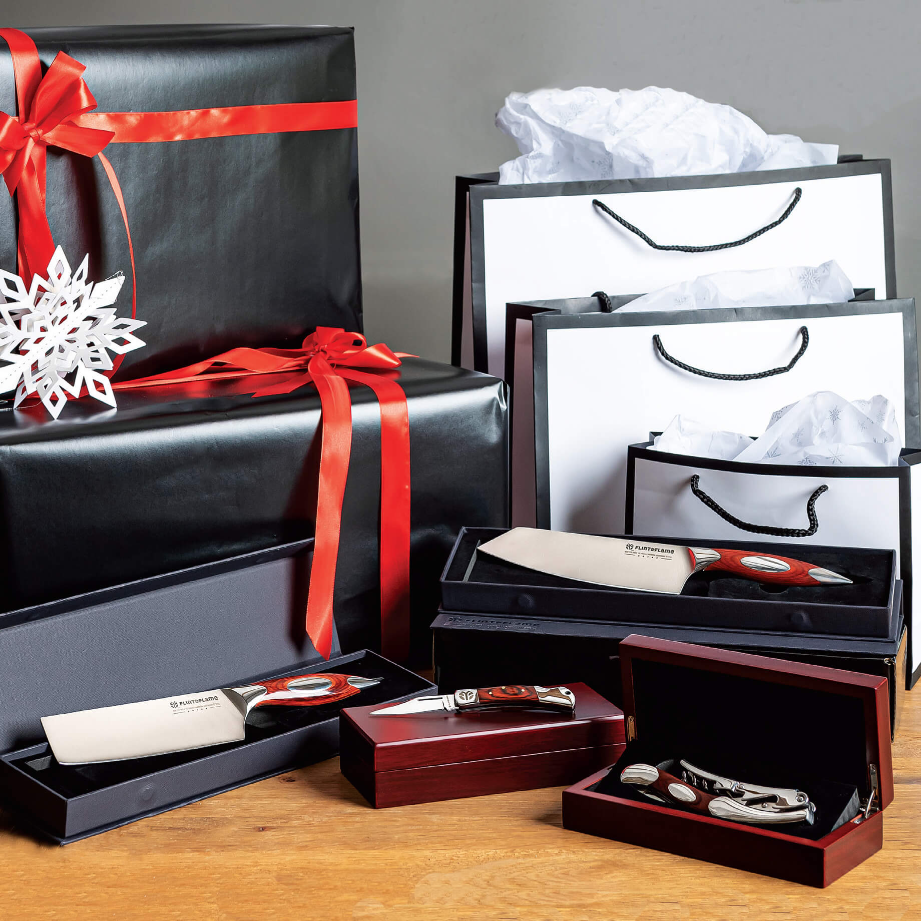 Flint & Flame 4 Piece Steak Knife Set Flint and Flame