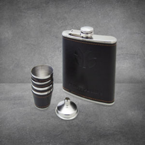 Flint and Flame Hip Flask