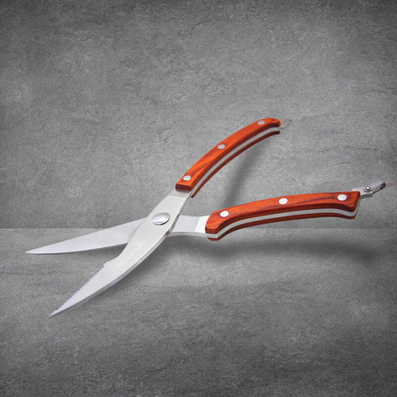 Red Handled Kitchen Shears