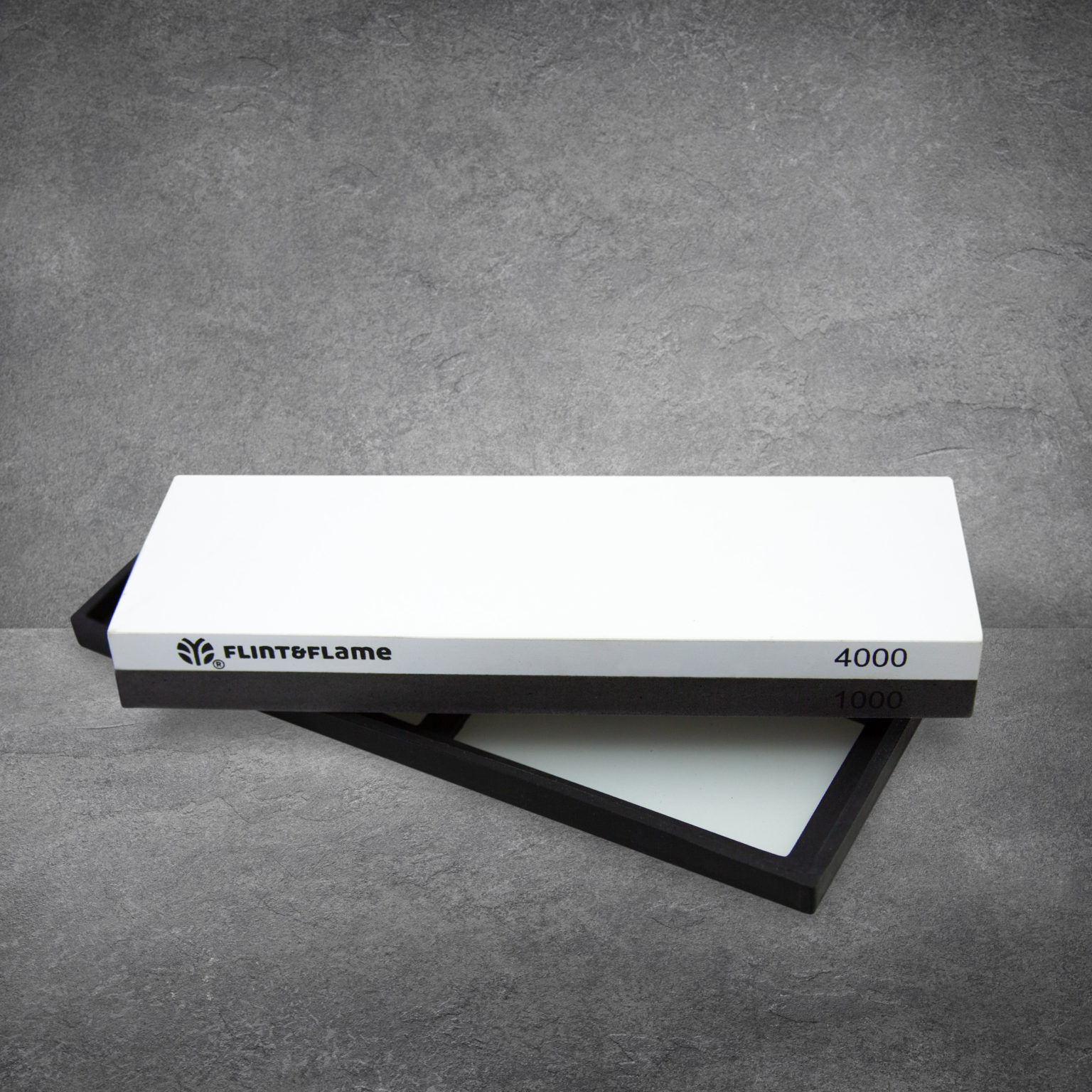 Knife Sharpening Kit Whetstone & Handheld Sharpener Flint and Flame