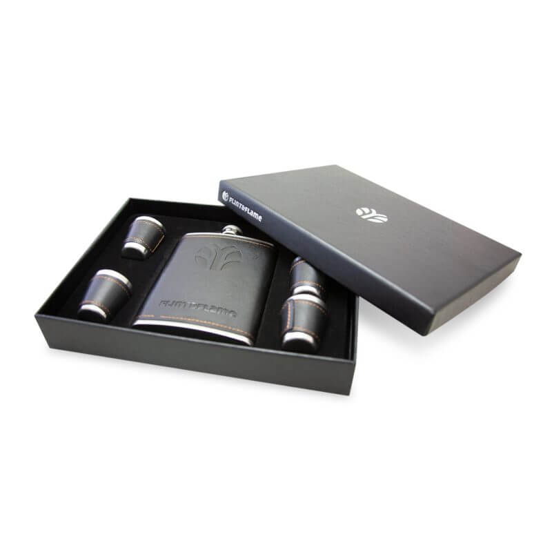 Flint and Flame Hip Flask - Image 2