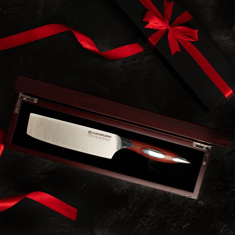 Nakiri Knife in Wooden Gift Box
