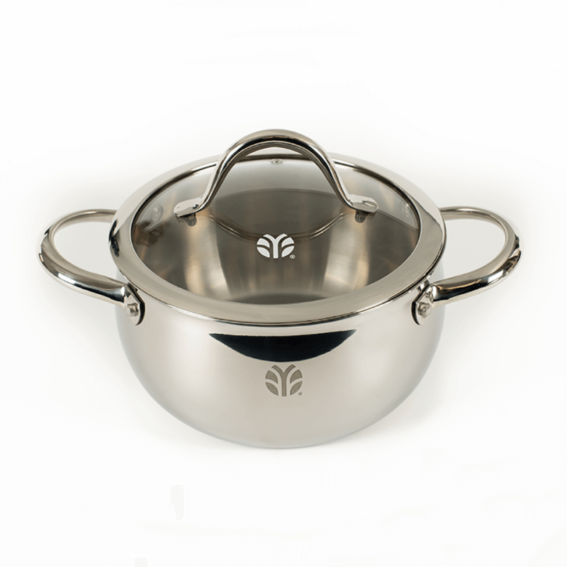Flint & Flame 4 Piece Stainless Steel Cookware Set - Image 4