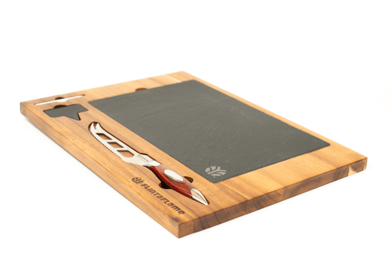 Cheese Board with Flint & Flame 5" Cheese Knife - Image 3