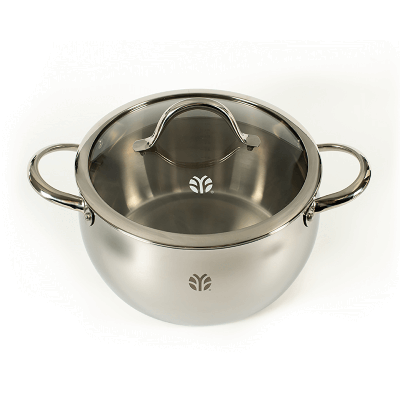 Flint & Flame 4 Piece Stainless Steel Cookware Set - Image 3
