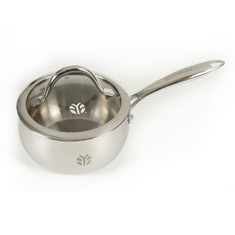 Flint & Flame 4 Piece Stainless Steel Cookware Set - Image 5