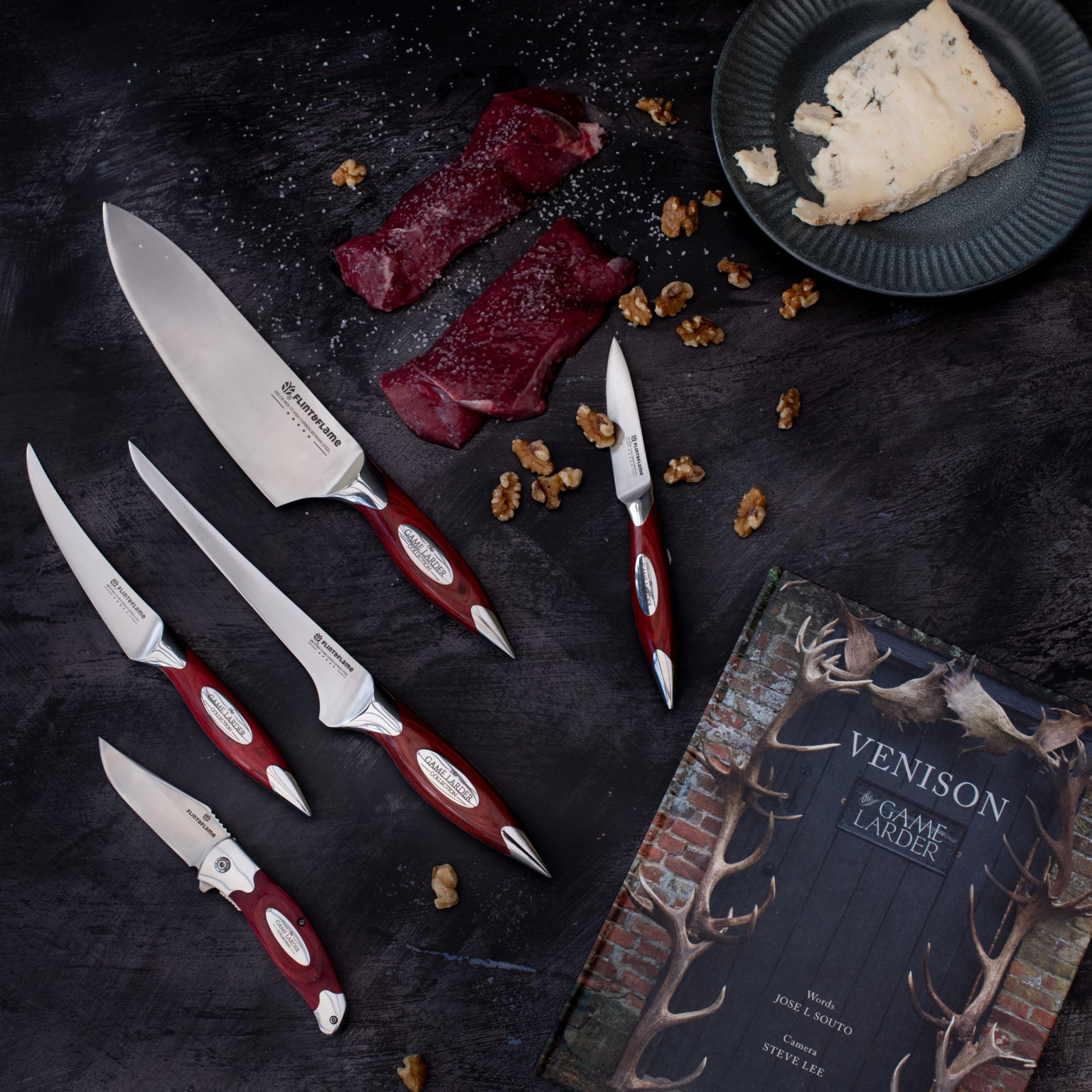 Flint & Flame Game Larder Collection with Knife Strip Available to PreOrder delivery