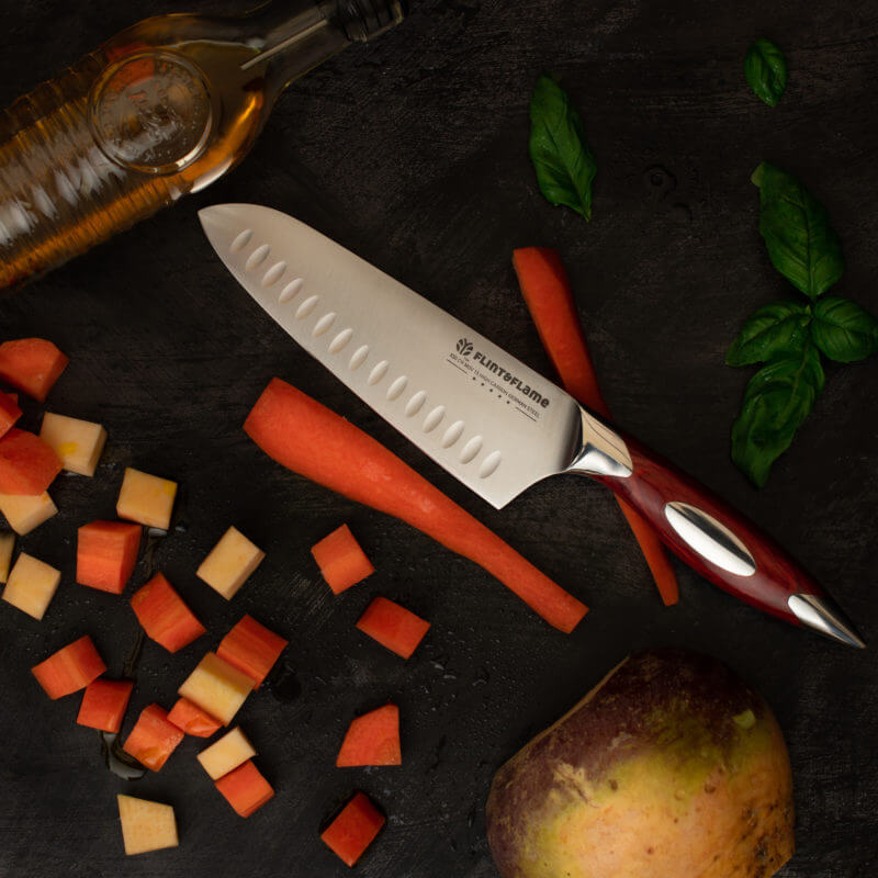 Flint & Flame 6" Santoku Knife