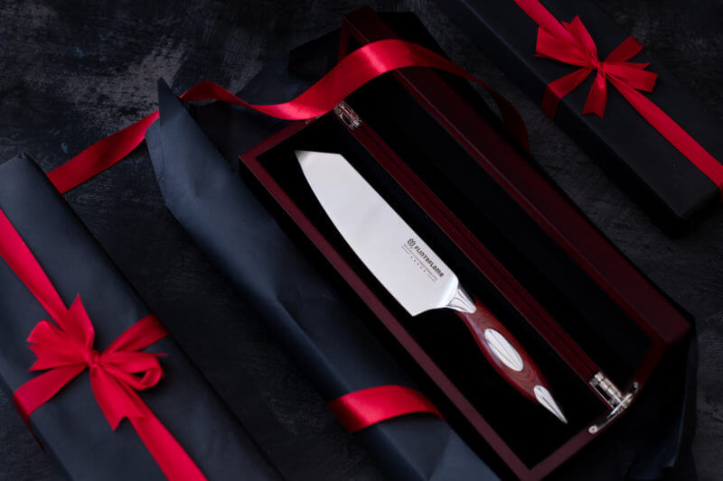 Deba Knife in Wooden Gift Box