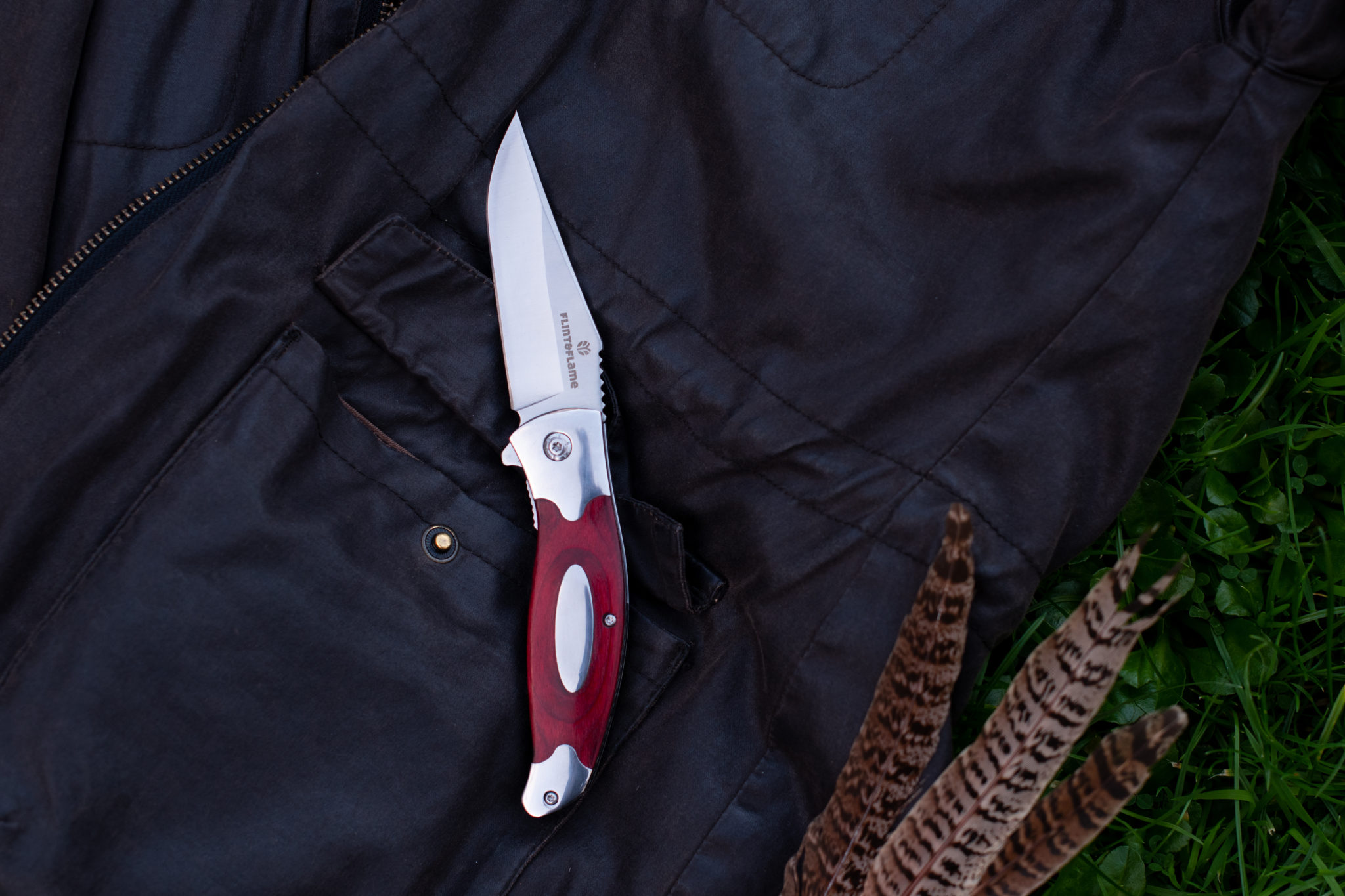 Flint & Flame 3″ Folding Lock Knife Flint and Flame