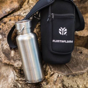 Flint & Flame Outdoor Bottle with Bag