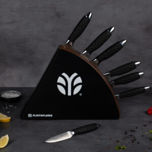 Pro Series 7 Piece Set with Black Fin Knife Block