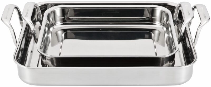 Flint & Flame Tri-Ply Roasting Tray 28cm - Image 4
