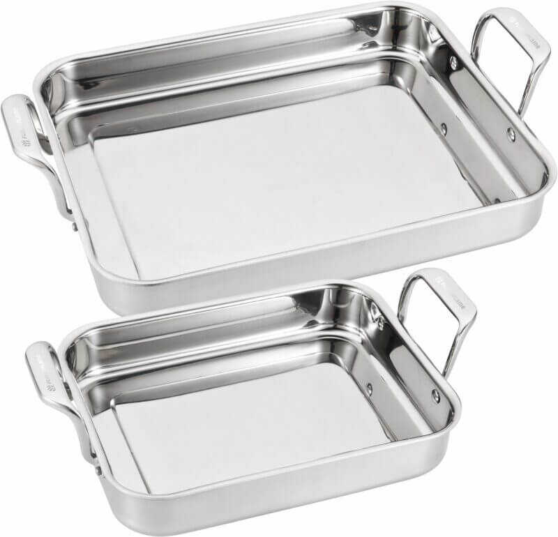 Flint & Flame Tri-Ply Roasting Tray 28cm - Image 5
