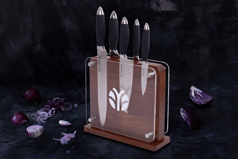 Pro Series 5 Piece Bulk Set with Pro Series Magnetic Knife Block