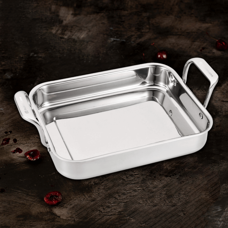 Flint & Flame Tri-Ply Roasting Tray 28cm