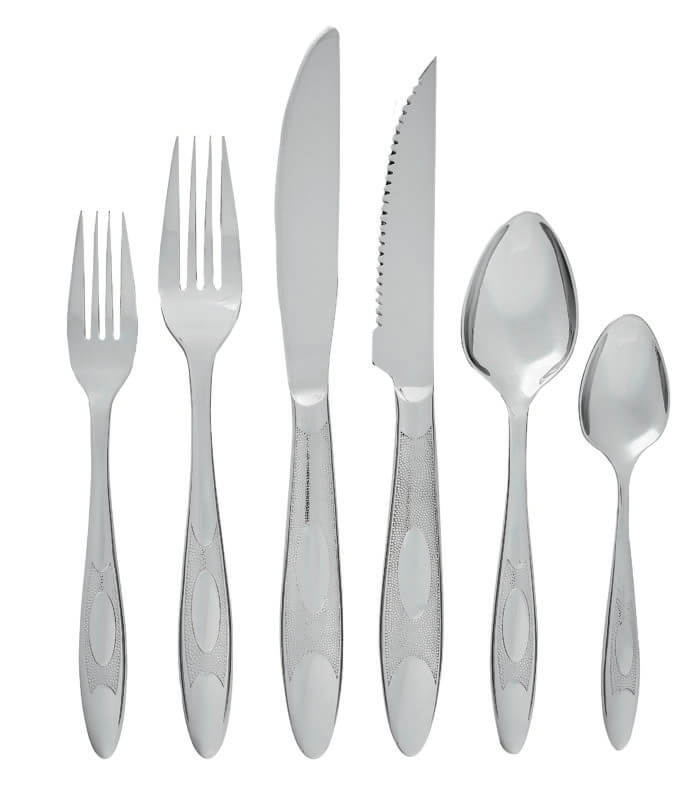 Flint & Flame Artisan-Crafted Stainless Steel Cutlery Set - Image 2