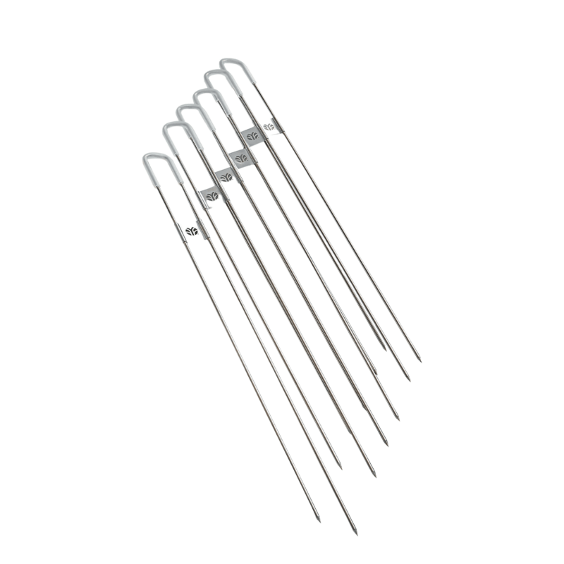 Flint & Flame Set of 6 Dual Prong Skewers