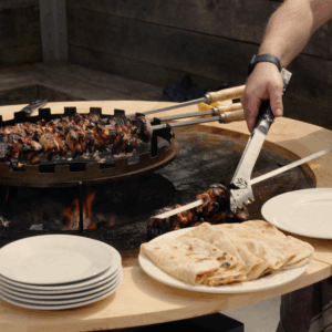 Skewer Ring & Skewers for Plancha Outdoor Cooking System