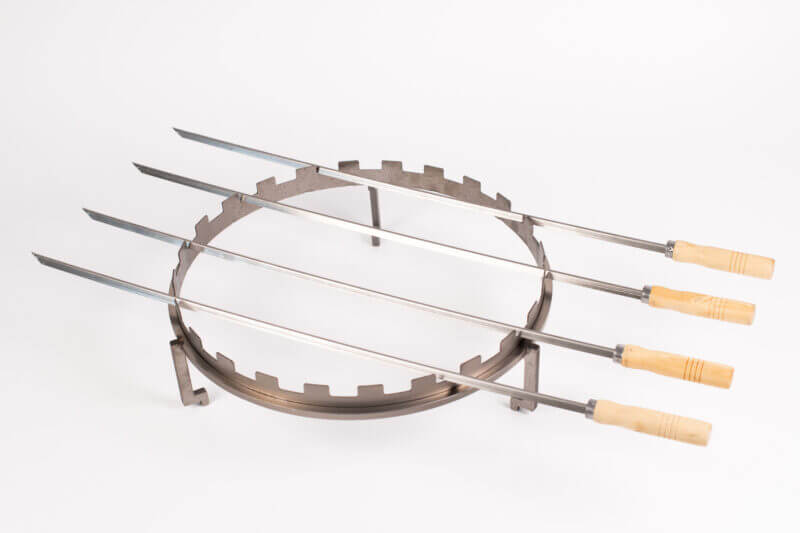 Skewer Ring & Skewers for Plancha Outdoor Cooking System - Image 4
