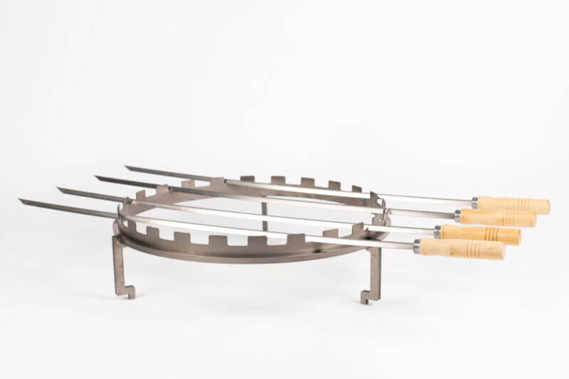 Skewer Ring & Skewers for Plancha Outdoor Cooking System
