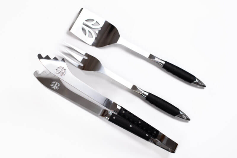 Flint & Flame 3 Piece BBQ Tool Set - Image 3