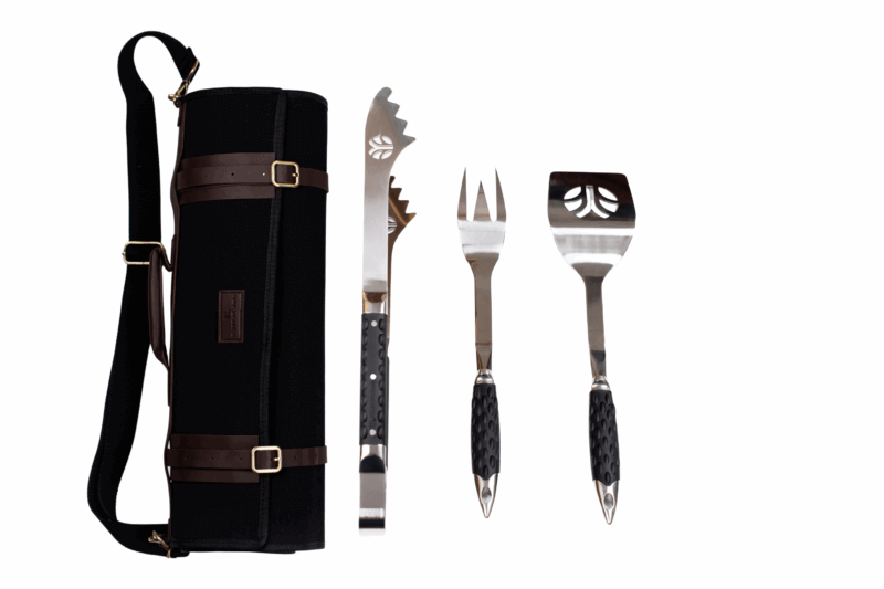 Flint & Flame 3 Piece BBQ Tool Set