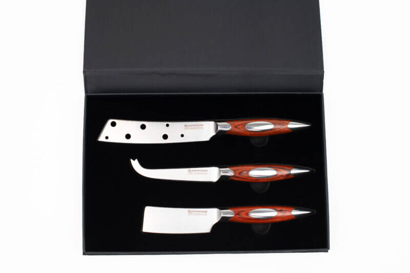 Flint & Flame 3 Piece Cheese Knife Set